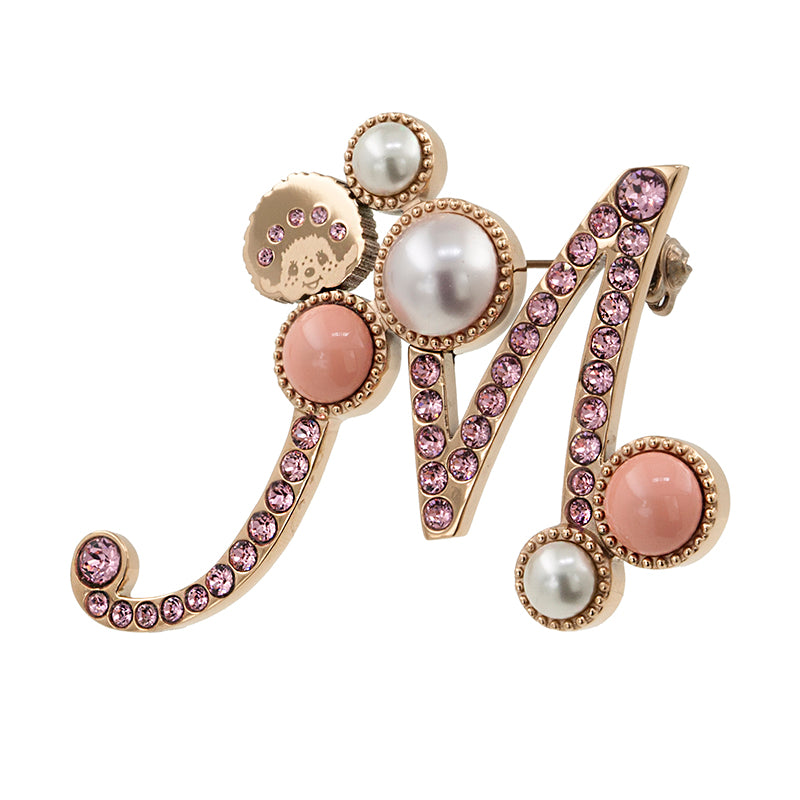 LOGOMANIA BROOCH(ROSEGOLD) image 1