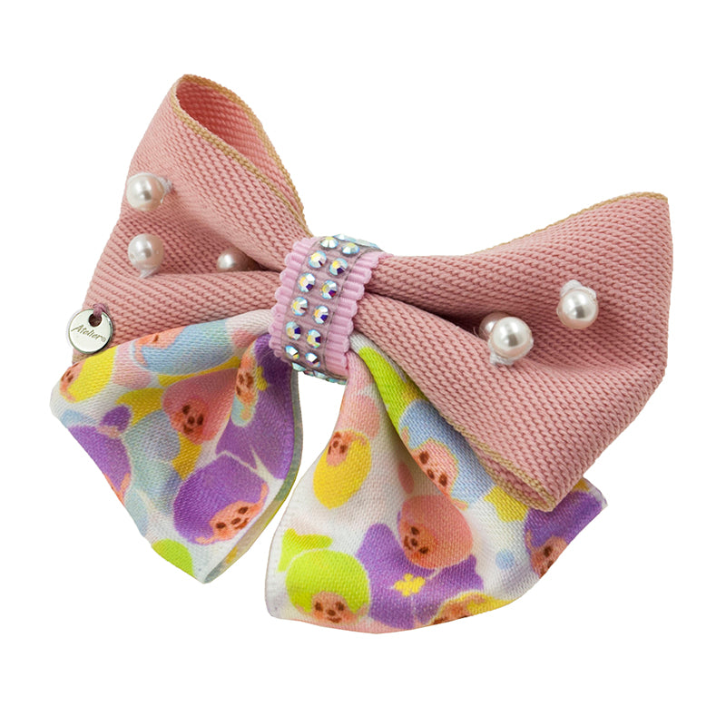 FLORAL HAIRCLIP(PINK) image 0