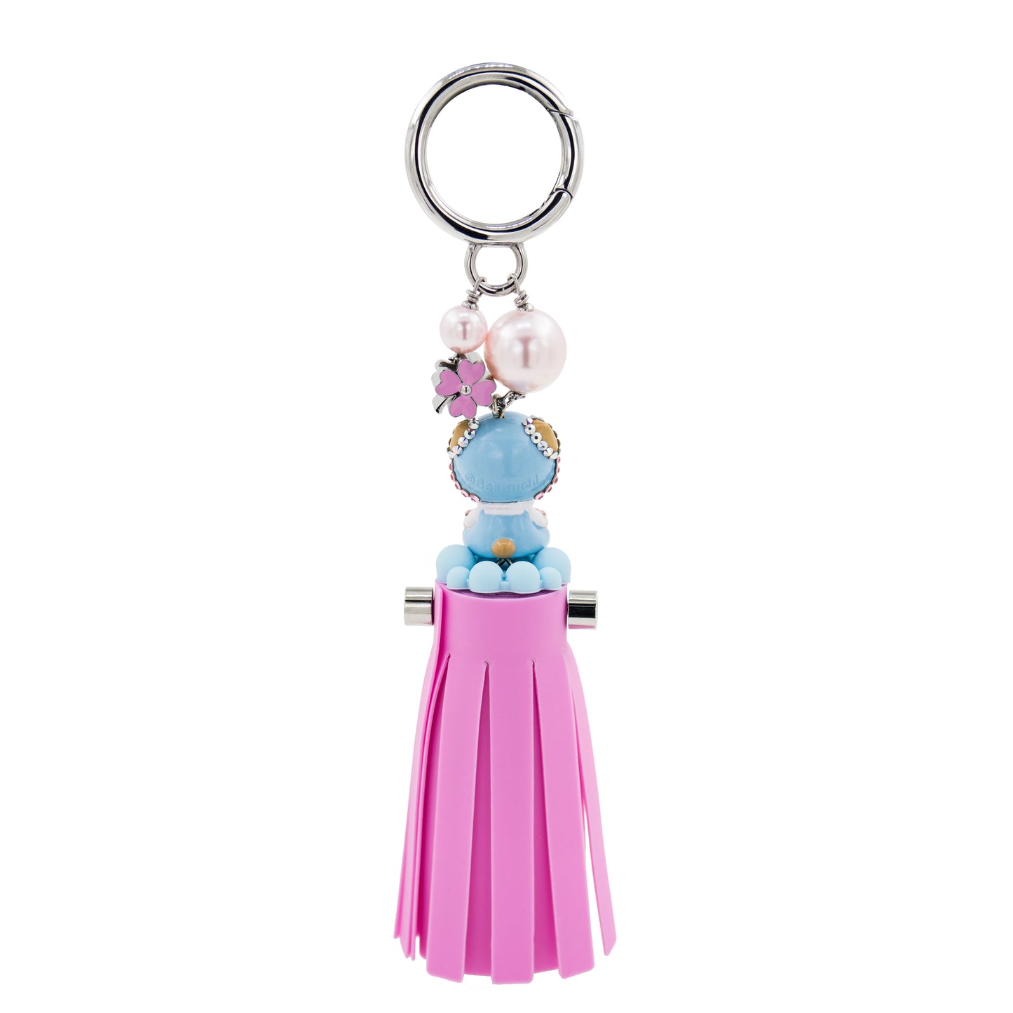 CLOVER TASSEL BAGCHARM(PINK) image 3