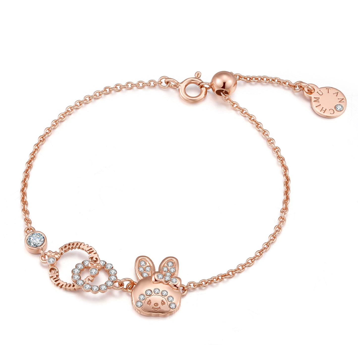 CHIMUTAN LETTERING BRACELET(ROSEGOLD) image 11