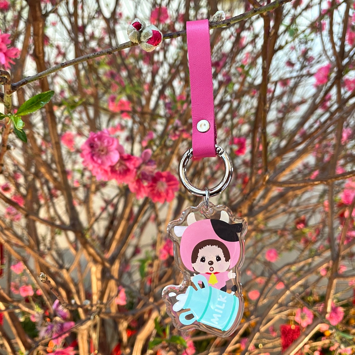 LEATHER STRAP KEYCHAIN(DRAGON) image 1