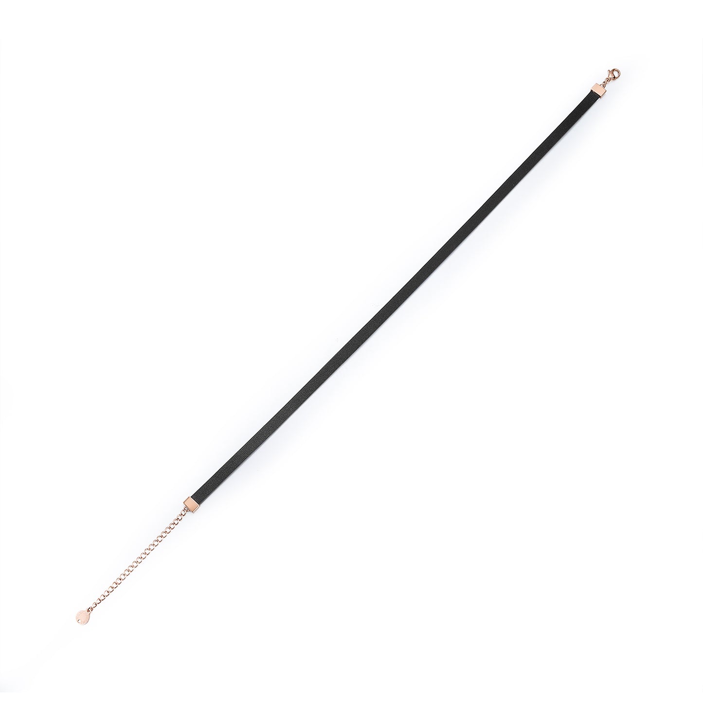 LEATHER CHOKER (ROSEGOLD) image 8