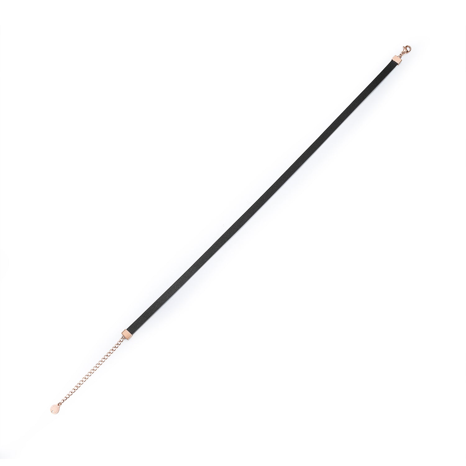 LEATHER CHOKER (ROSEGOLD) image 8