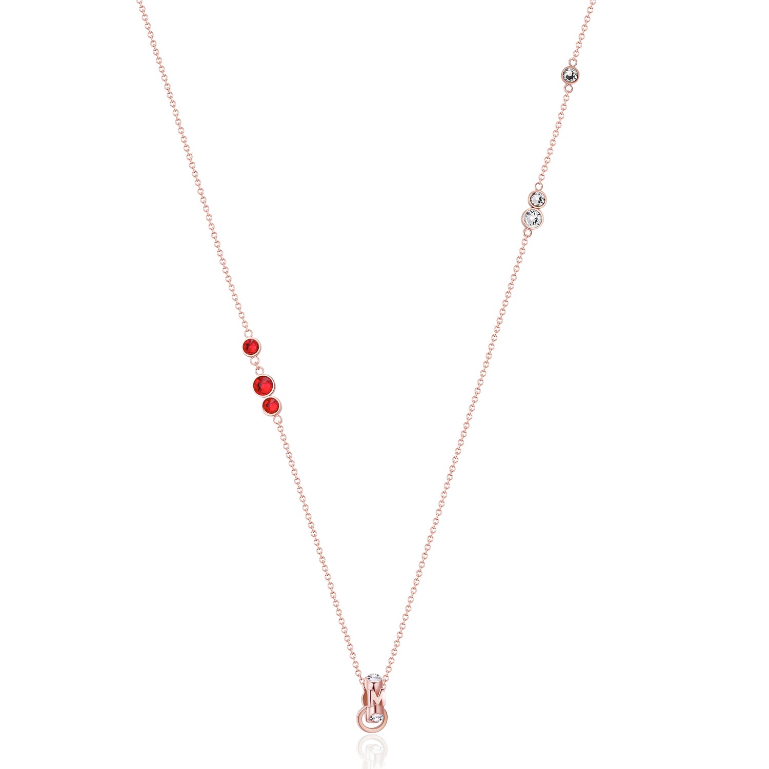 WHEEL NECKLACE(L)ROSEGOLD image 1