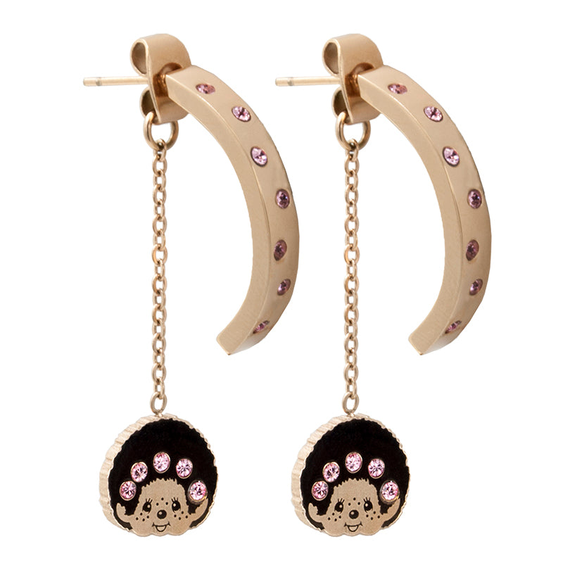 THE SMILE EARRINGS(ROSEGOLD) image 3