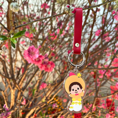 LEATHER STRAP KEYCHAIN(ROOSTER) image 1