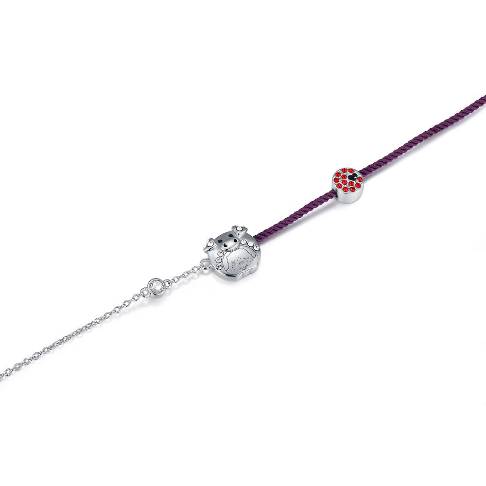 PIG YEAR BRACELET(PURPLE) image 4