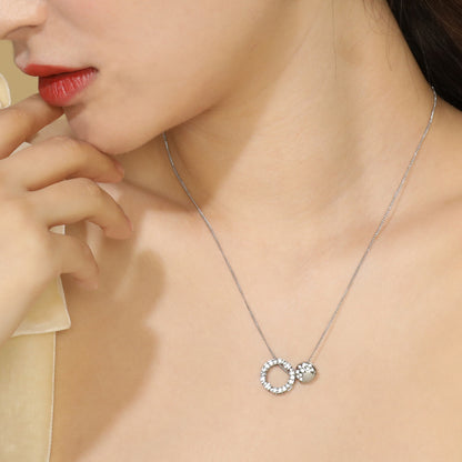 FANCY CIRCLE EARRINGS(SILVER) image 13