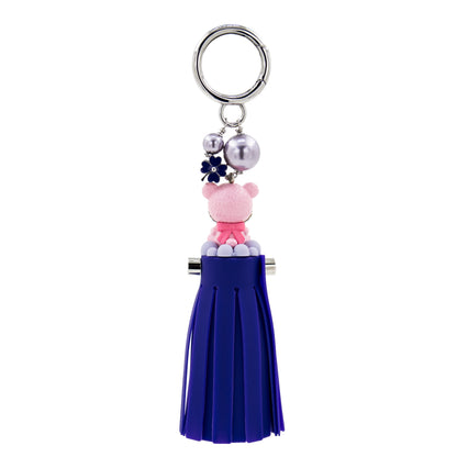 CLOVER TASSEL BAGCHARM(PURPLE) image 3