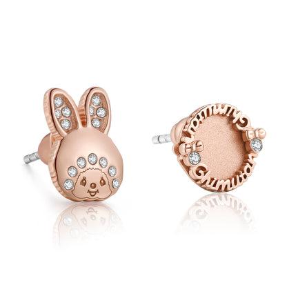 CHIMUTAN LETTERING EARRINGS(ROSEGOLD) image 2