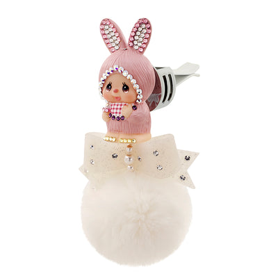 毛球車用香水夾(大兔) image 0