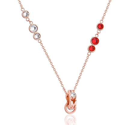 WHEEL NECKLACE(S)ROSEGOLD image 0