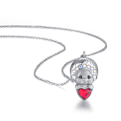 LOVE PENDANT NECKLACE(SILVER) image 1