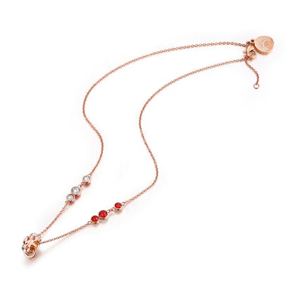 WHEEL NECKLACE(S)ROSEGOLD image 1