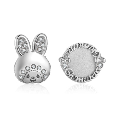 CHIMUTAN LETTERING EARRINGS(SILVER) image 0