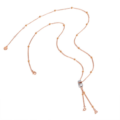 INTERCHANGE NECKLACE(ROSEGOLD) image 4