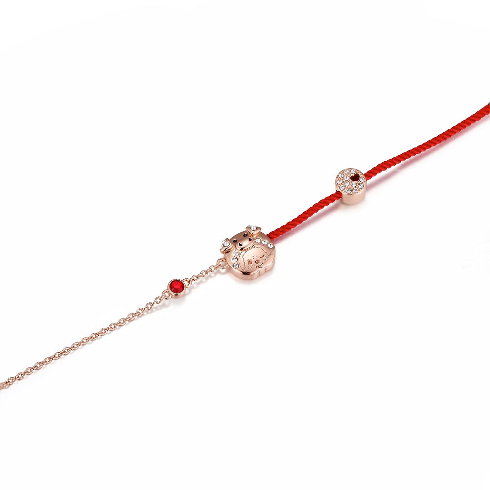 PIG YEAR BRACELET(RED) image 5