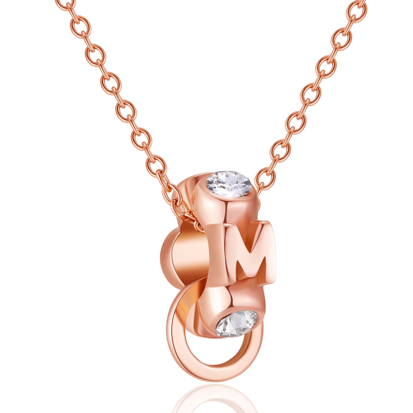 WHEEL NECKLACE(L)ROSEGOLD image 4