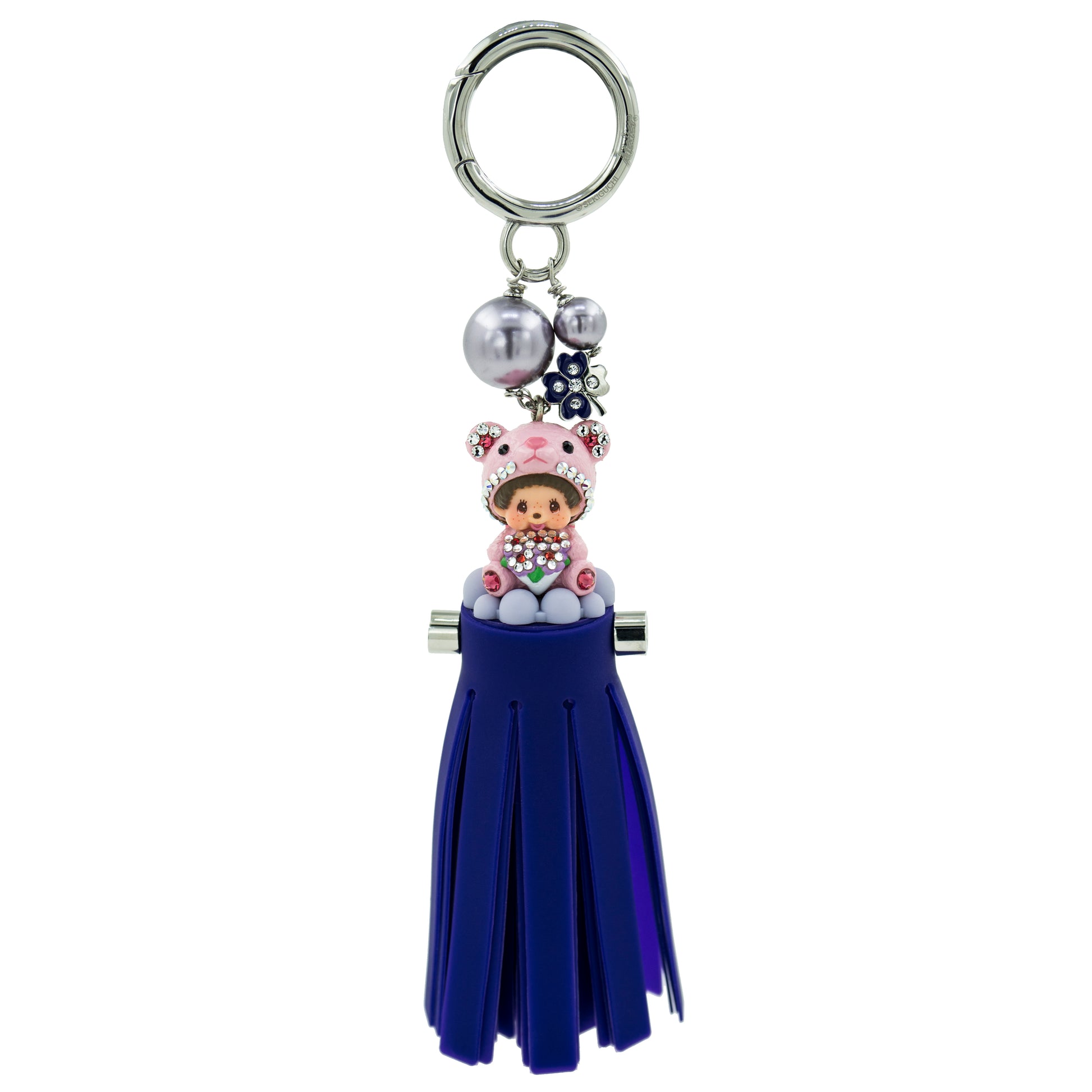 CLOVER TASSEL BAGCHARM(PURPLE) image 0