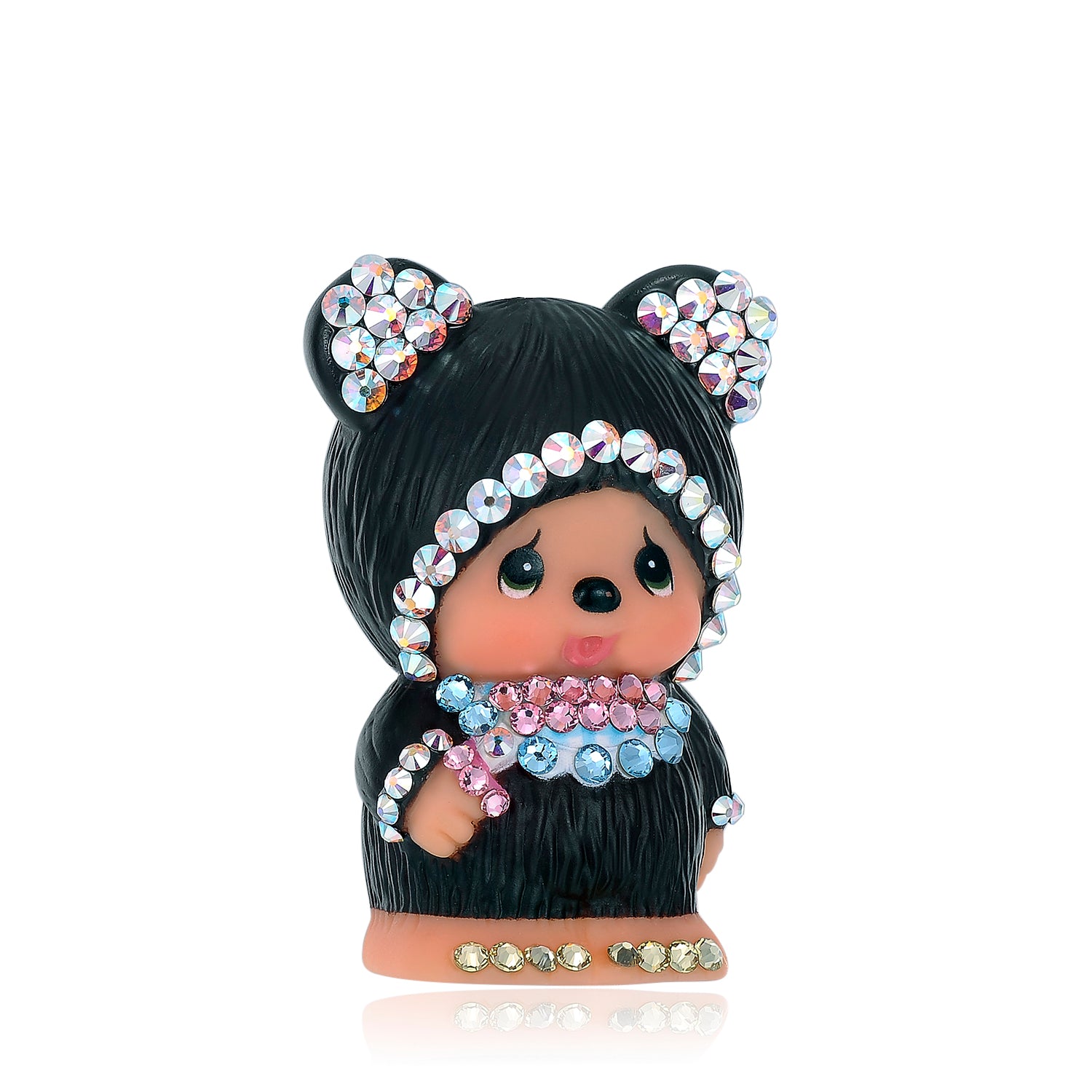 14MM珠短項鏈(銀黑/紫/銀灰/粉紅) image 5