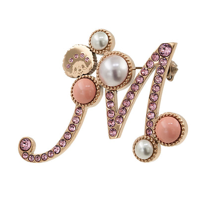 LOGOMANIA BROOCH(ROSEGOLD) image 1