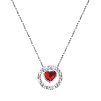 FANCY CIRCLE EARRINGS(SILVER) image 5