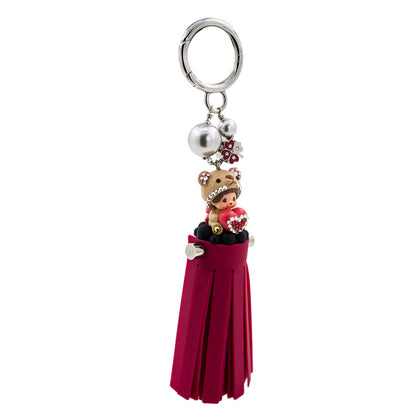 CLOVER TASSEL BAGCHARM(RED) image 2