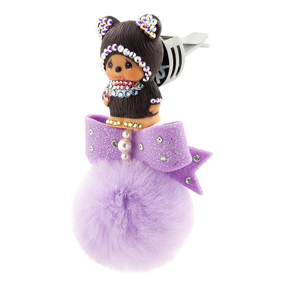 毛球車用香水夾(大熊) image 0