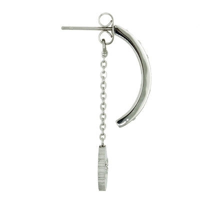 THE SMILE EARRINGS(SILVER) image 2