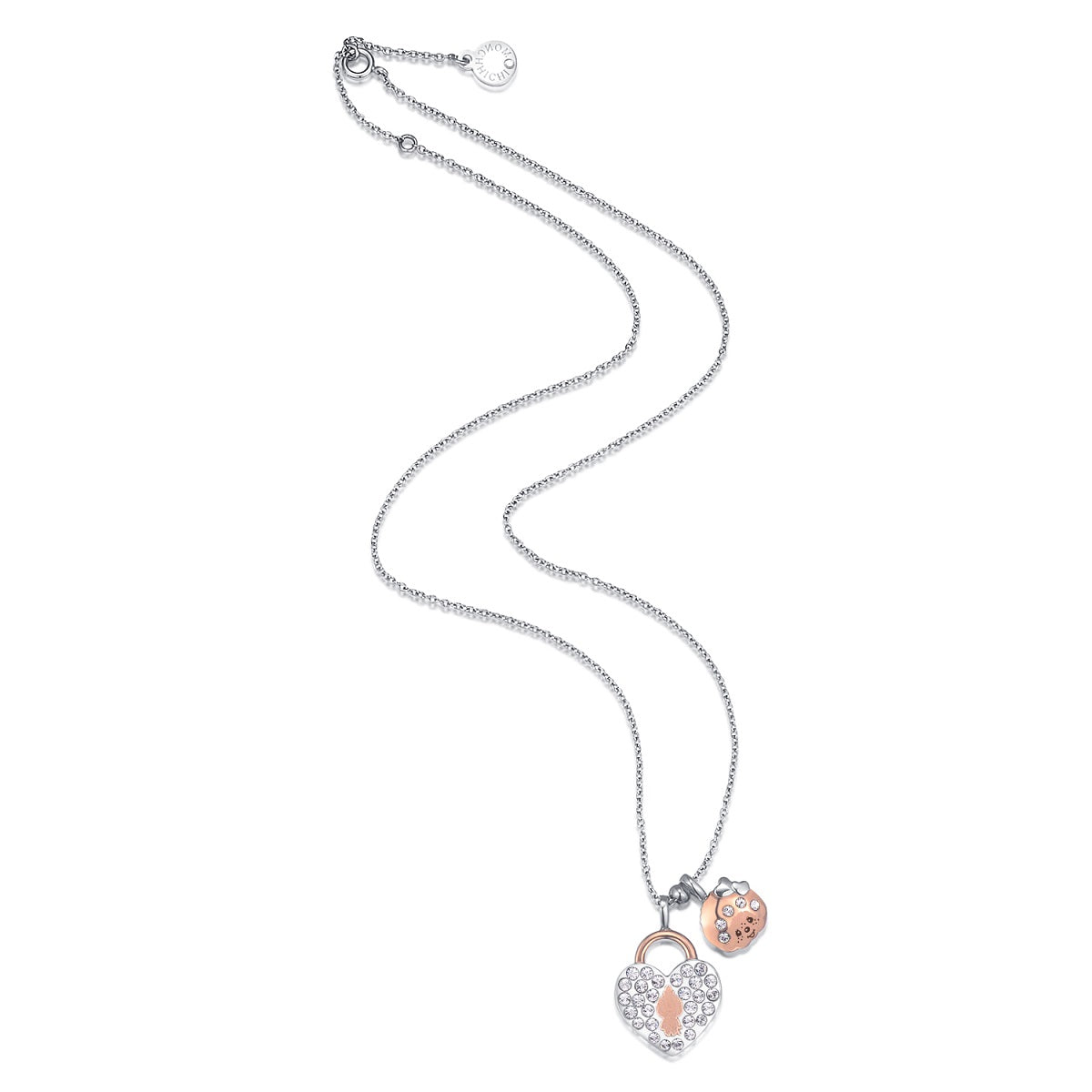 LOCKLOVE LOCK NECKLACE(SILVER) image 1