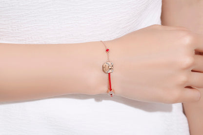 PIG YEAR BRACELET(RED) image 1