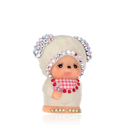 14MM珠短項鏈(銀黑/紫/銀灰/粉紅) image 7