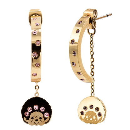 THE SMILE EARRINGS(ROSEGOLD) image 0