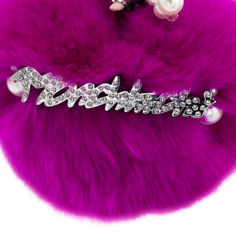 FUR HEART BAGCHAIN(BLACKCAT) image 1