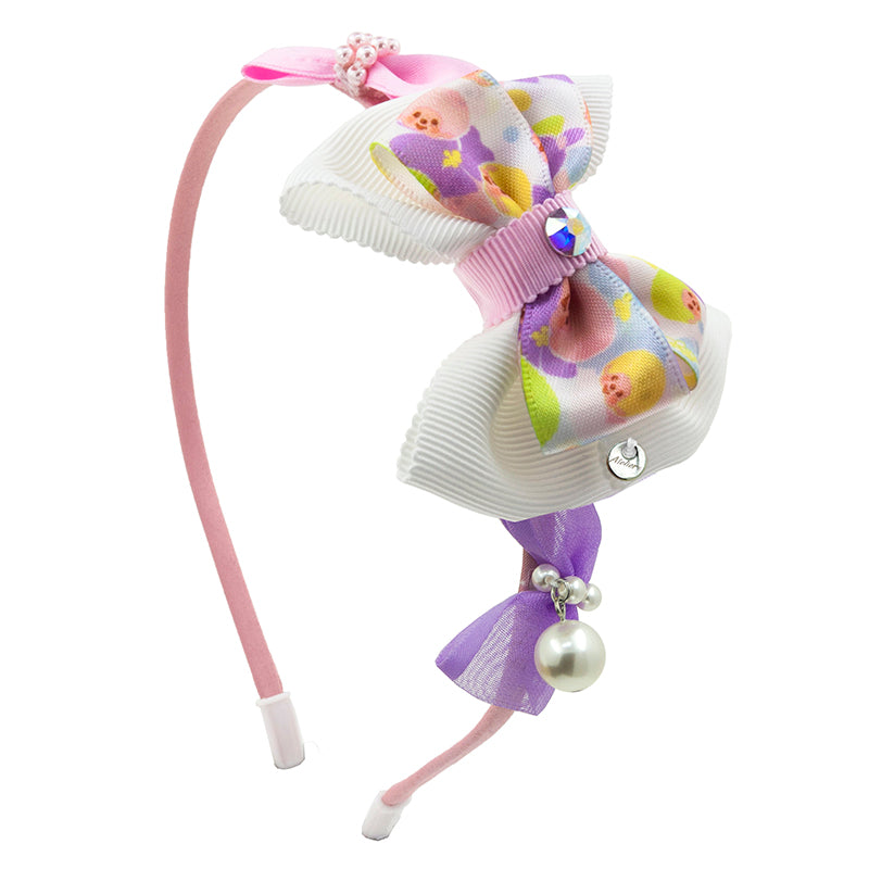 FLORAL HEADBAND(PINK) image 0