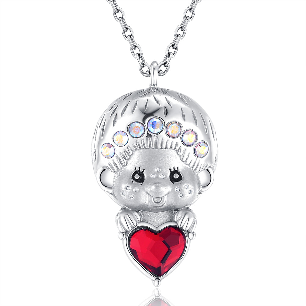 LOVE PENDANT NECKLACE(SILVER) image 0