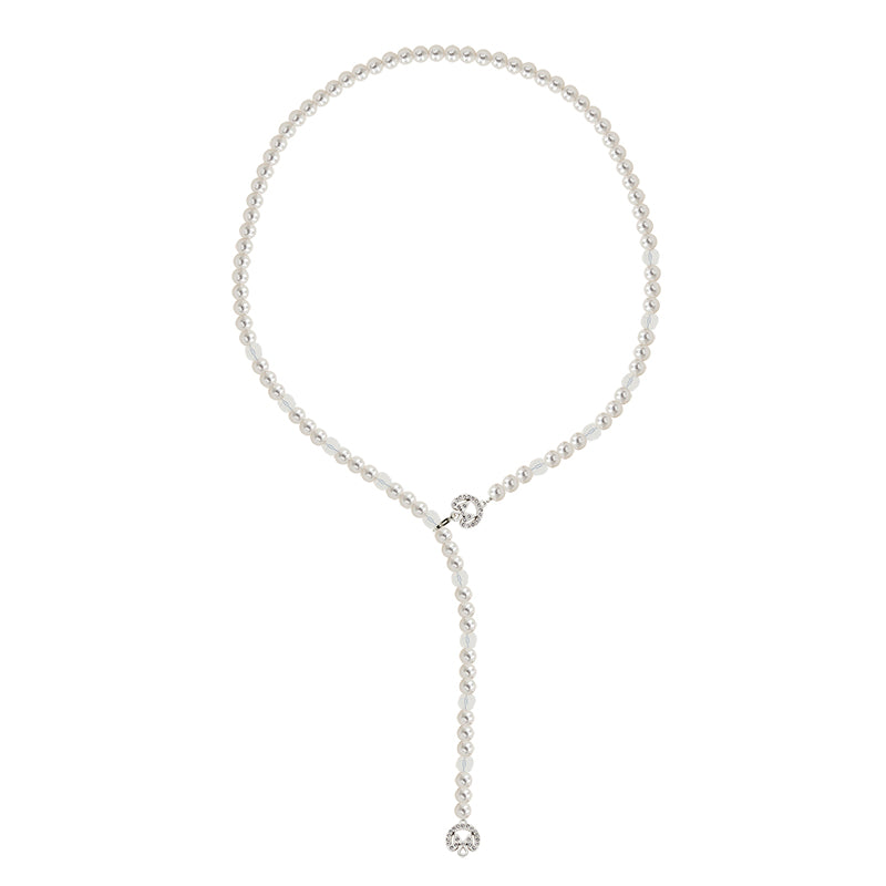 M PEARL NECKLACE(WHITE) image 0