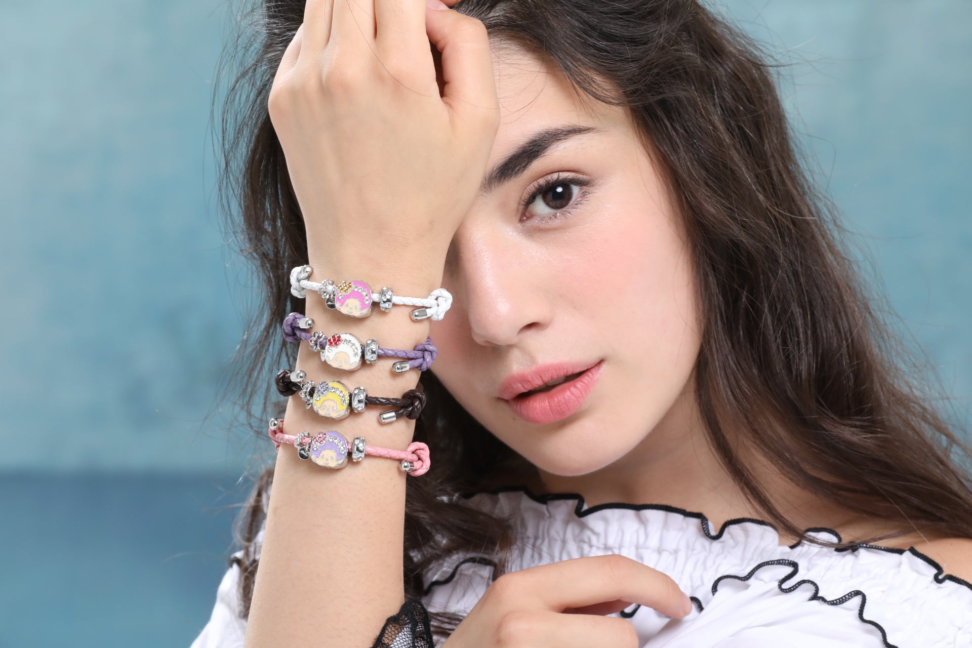 COLOR DAZZLE BRACELET(WHITE) image 3