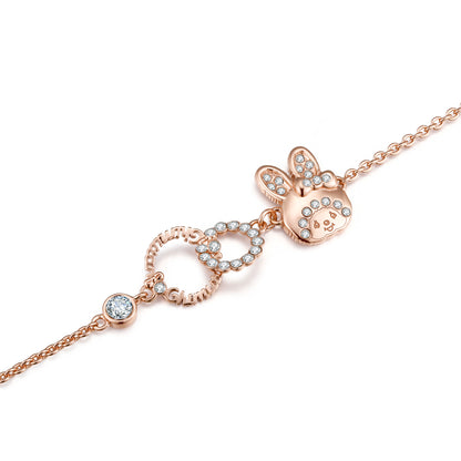 CHIMUTAN LETTERING BRACELET(ROSEGOLD) image 1