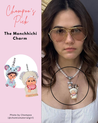 Monchhichi Charm (Grey Mouse)