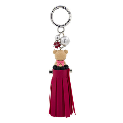 CLOVER TASSEL BAGCHARM(RED) image 3