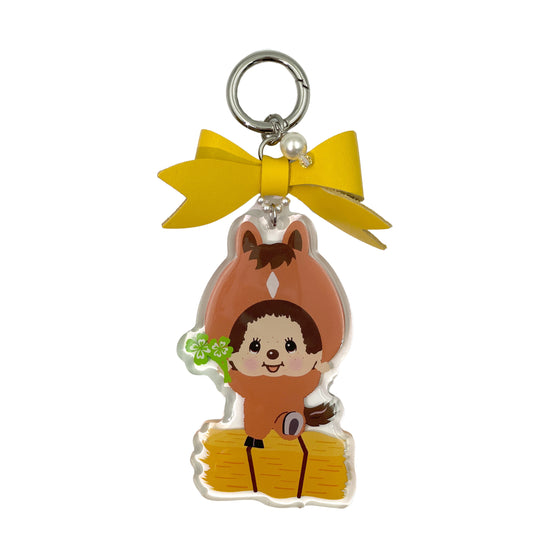 LEATHER BOW KEYCHAIN(HORSE) image 0