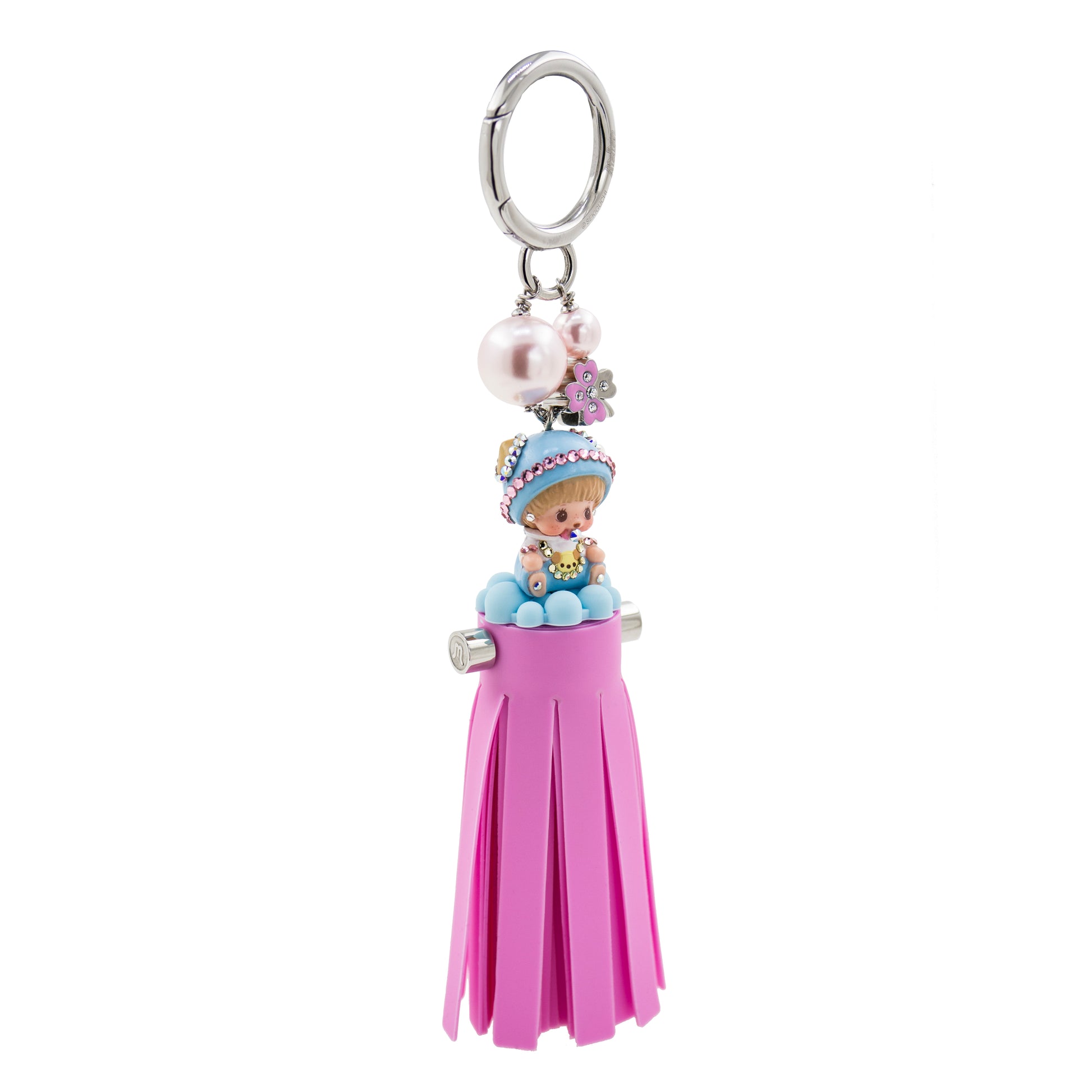 CLOVER TASSEL BAGCHARM(PINK) image 2