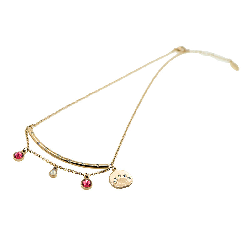 THE SMILE KIDS NECKLACE(ROSEGOLD) image 2