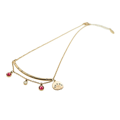 THE SMILE KIDS NECKLACE(ROSEGOLD) image 2