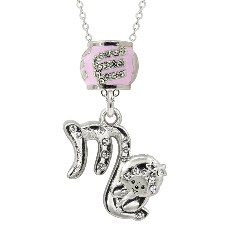 Monchhichi Scorpio Zodiac Necklace | Swarovski Star Sign Gift