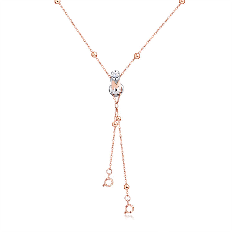 INTERCHANGE NECKLACE(ROSEGOLD) image 1