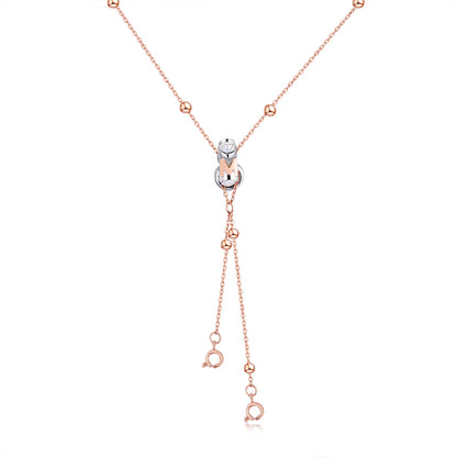 INTERCHANGE NECKLACE(ROSEGOLD) image 1