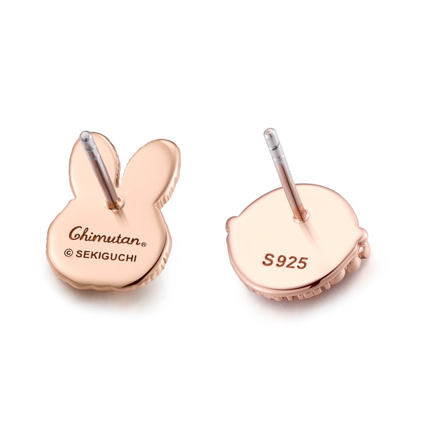 CHIMUTAN LETTERING EARRINGS(ROSEGOLD) image 5