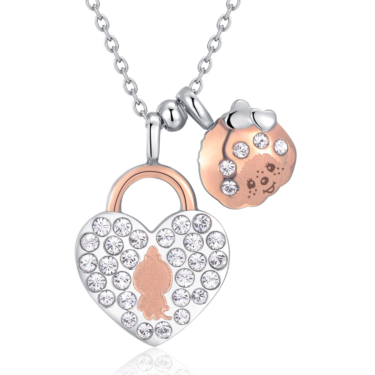 LOCKLOVE LOCK NECKLACE(SILVER) image 0